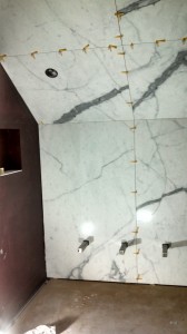 Tipo Statuario ThinSlab Shower 10      